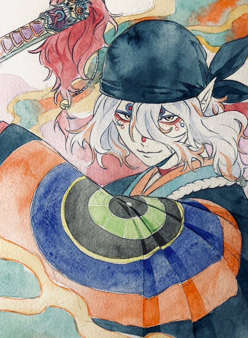 kusuriuri (mononoke and 1 more) drawn by tsukimi_(mochimo_08)