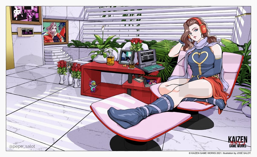 lady love dies (paradise killer) drawn by jose_salot