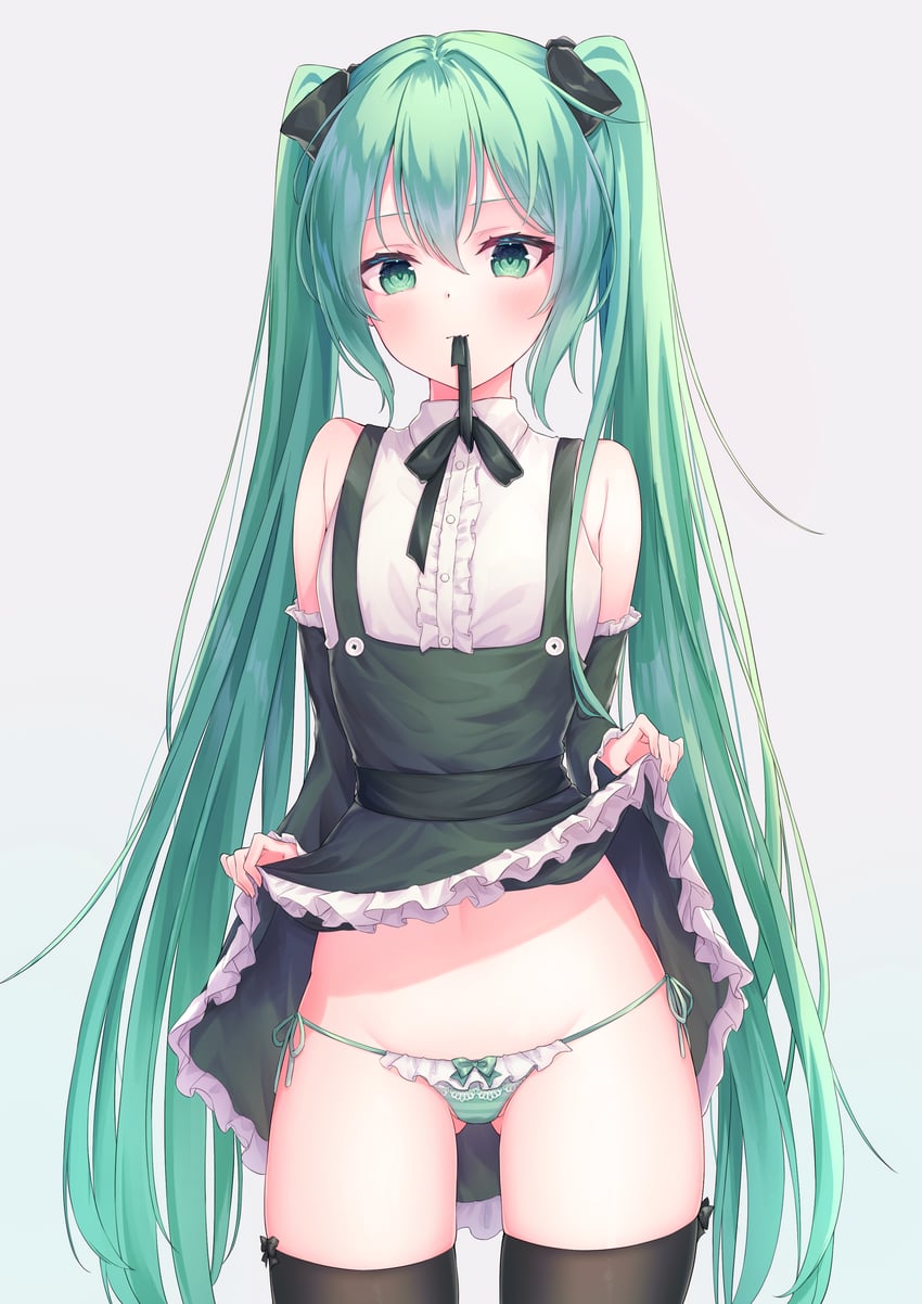 hatsune miku (vocaloid and 1 more) drawn by nanai29177