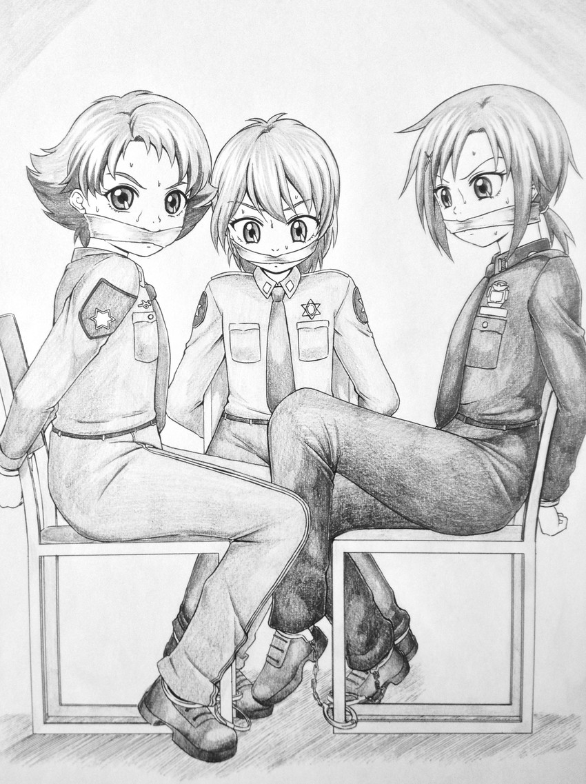 hino akane, misumi nagisa, and natsuki rin (precure and 3 more) drawn by yoshimasa