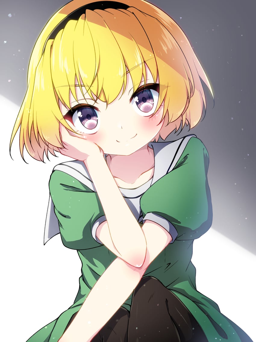 houjou satoko (higurashi no naku koro ni) drawn by hazumi_otoya