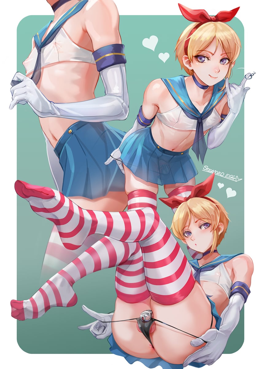 shimakaze and shimakaze-kun (kantai collection) drawn by chawanmushi_(steamedeggz)