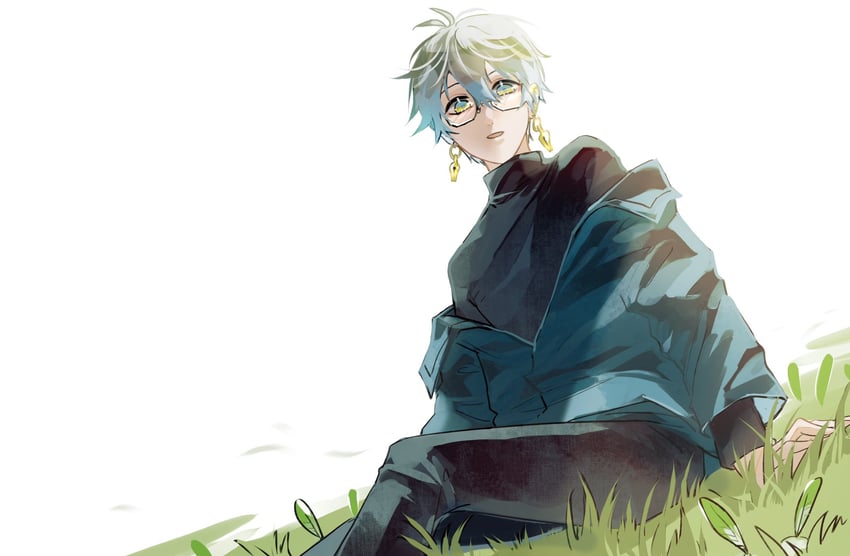 ike eveland (nijisanji and 1 more) drawn by rovaroca