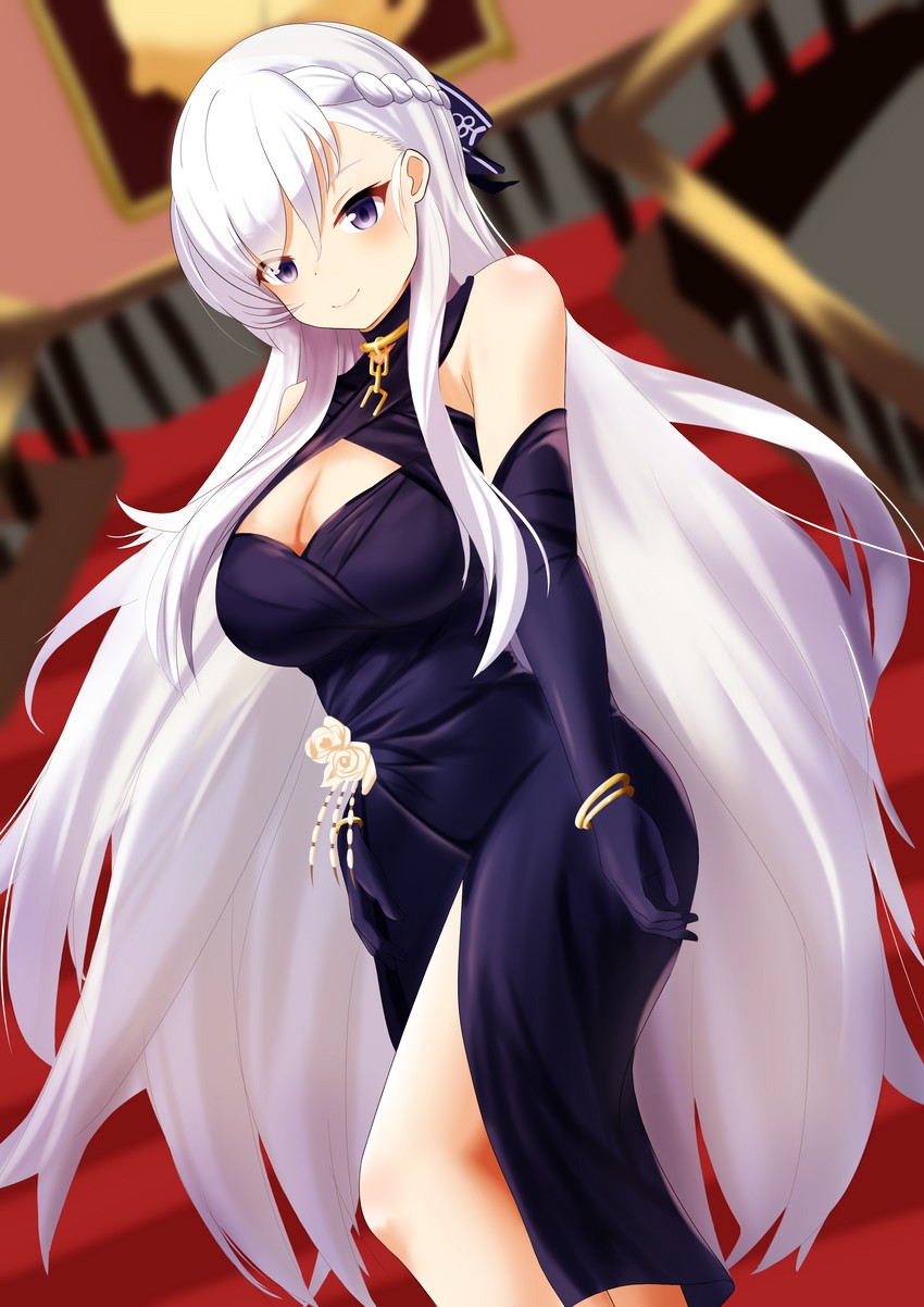 belfast (azur lane) drawn by shinka_(yonkun121)