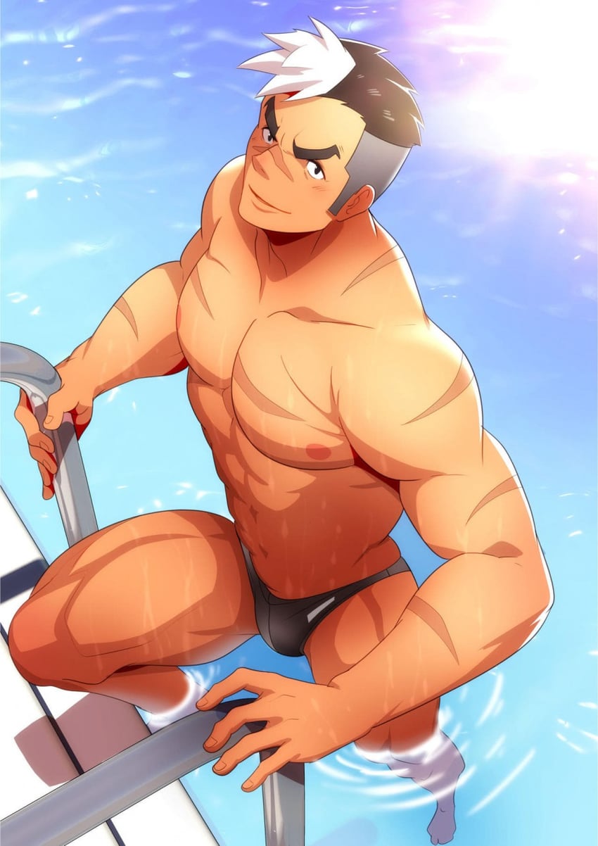 takashi shirogane (voltron and 1 more) drawn by sudo_(sudo_kurokawa)