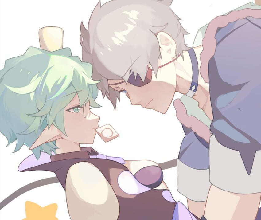 pandoria and zeke von genbu (xenoblade chronicles and 1 more) drawn by toki0830