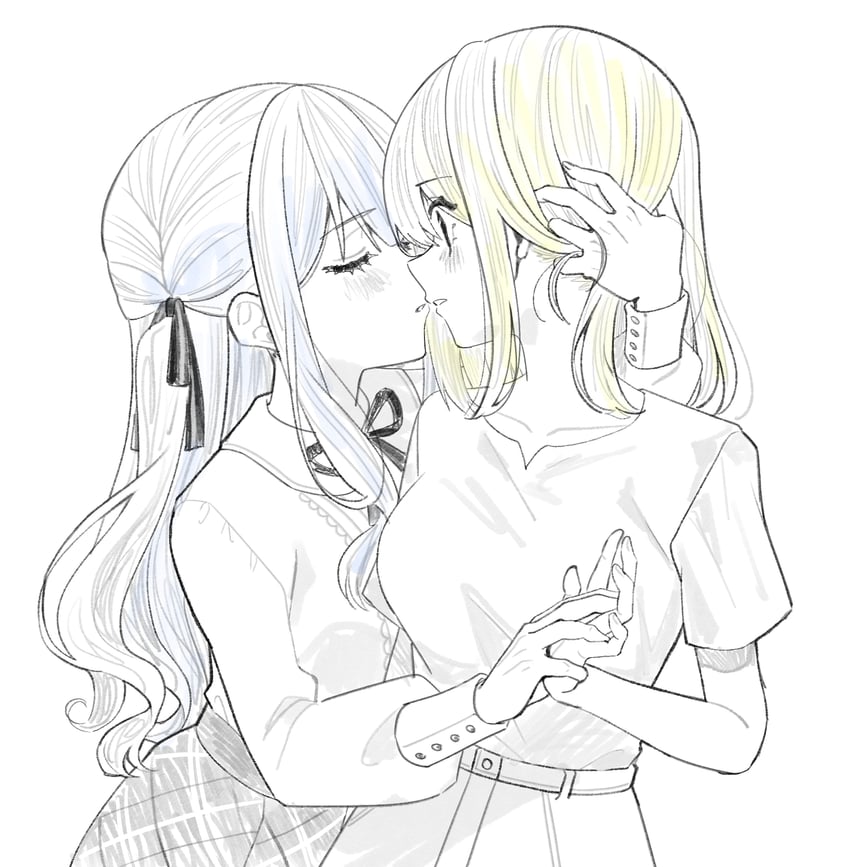 togawa sakiko and misumi uika (bang dream! and 1 more) drawn by ccc_cloudy