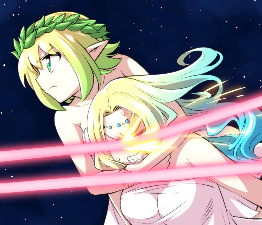 g-spring goddess, g-forest goddess, dragon gundam, and gundam rose (original and 3 more) drawn by kato_takuji