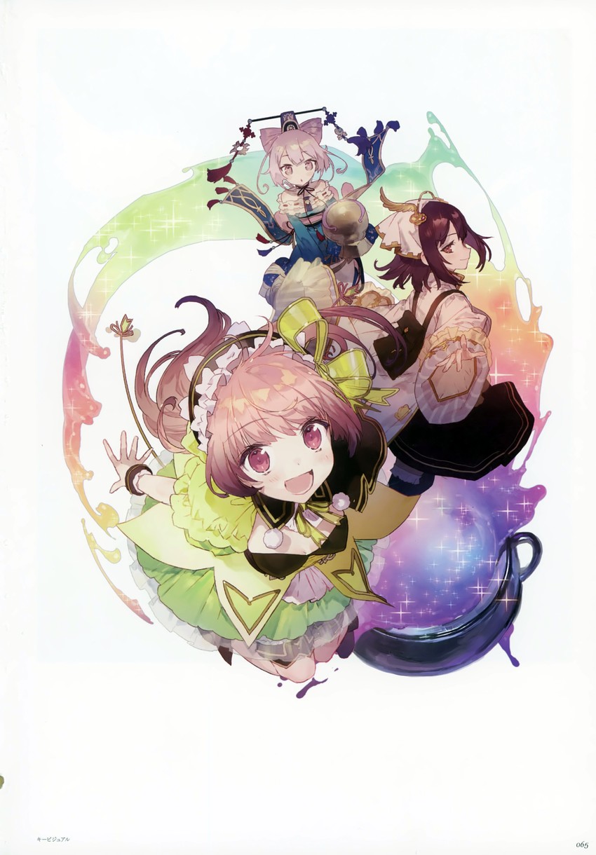 sophie neuenmuller, suelle malen, and corneria (atelier and 1 more) drawn by noco_(adamas)