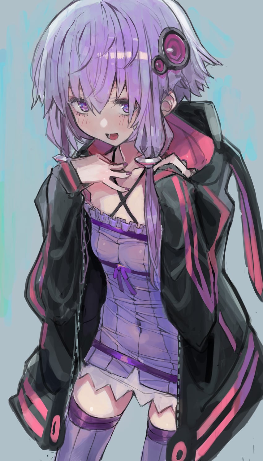 yuzuki yukari (vocaloid and 1 more) drawn by taishi_(picchiridou)