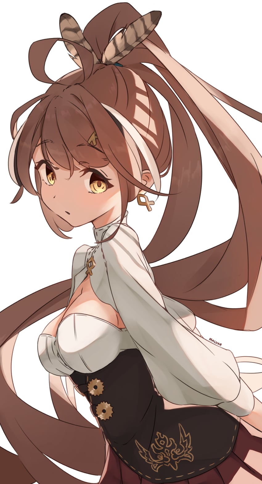 nanashi mumei (hololive and 1 more) drawn by malvar