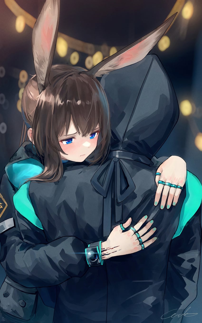 doctor and amiya (arknights) drawn by welt_(kinsei_koutenkyoku)