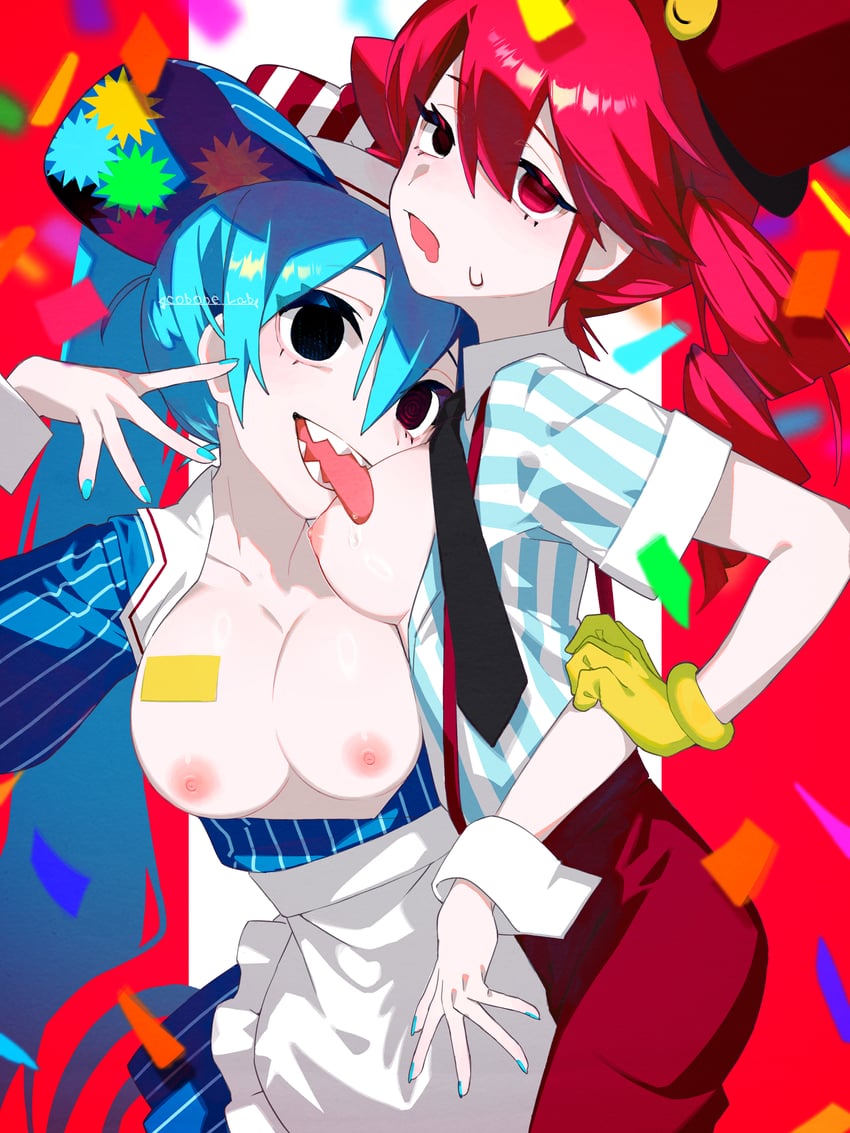 hatsune miku and kasane teto (vocaloid and 3 more) drawn by virgo_(artist)