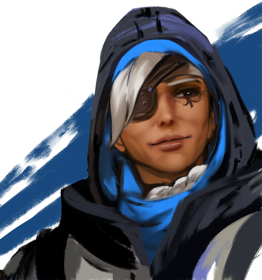 ana (overwatch and 1 more) drawn by dopey_(dopq)