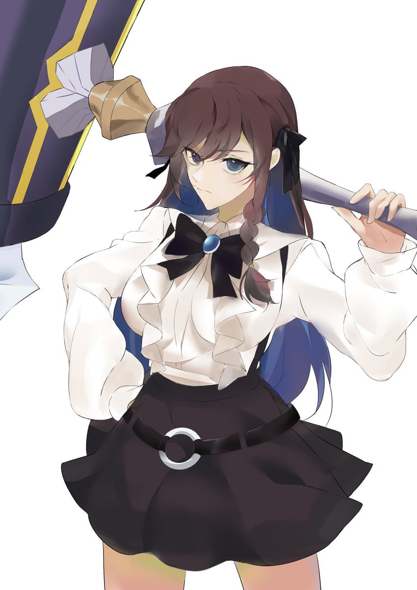 alina clover (guild no uketsukejou desu ga zangyou wa iya nanode boss wo solo toubatsu shiyou to omoimasu) drawn by 9bit
