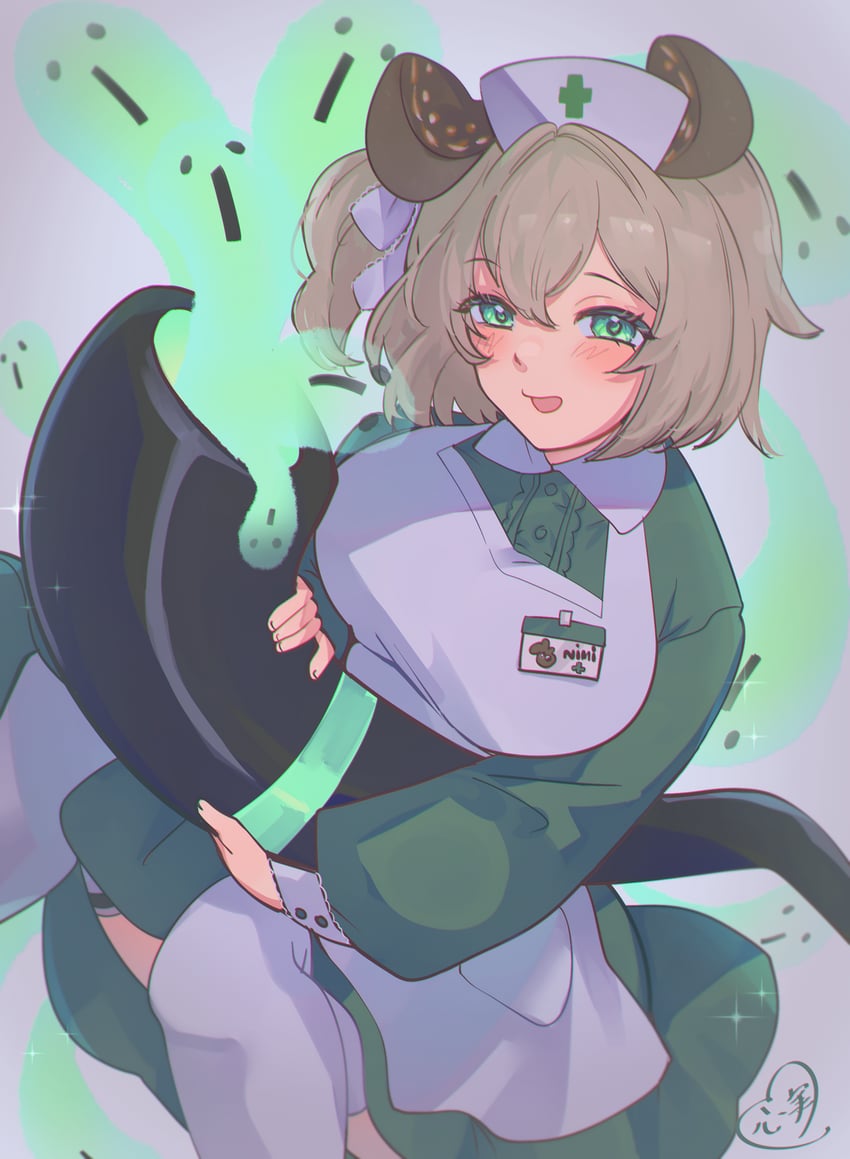 nimi nightmare and naplings (indie virtual youtuber) drawn by kokomi_(aniesuakkaman)