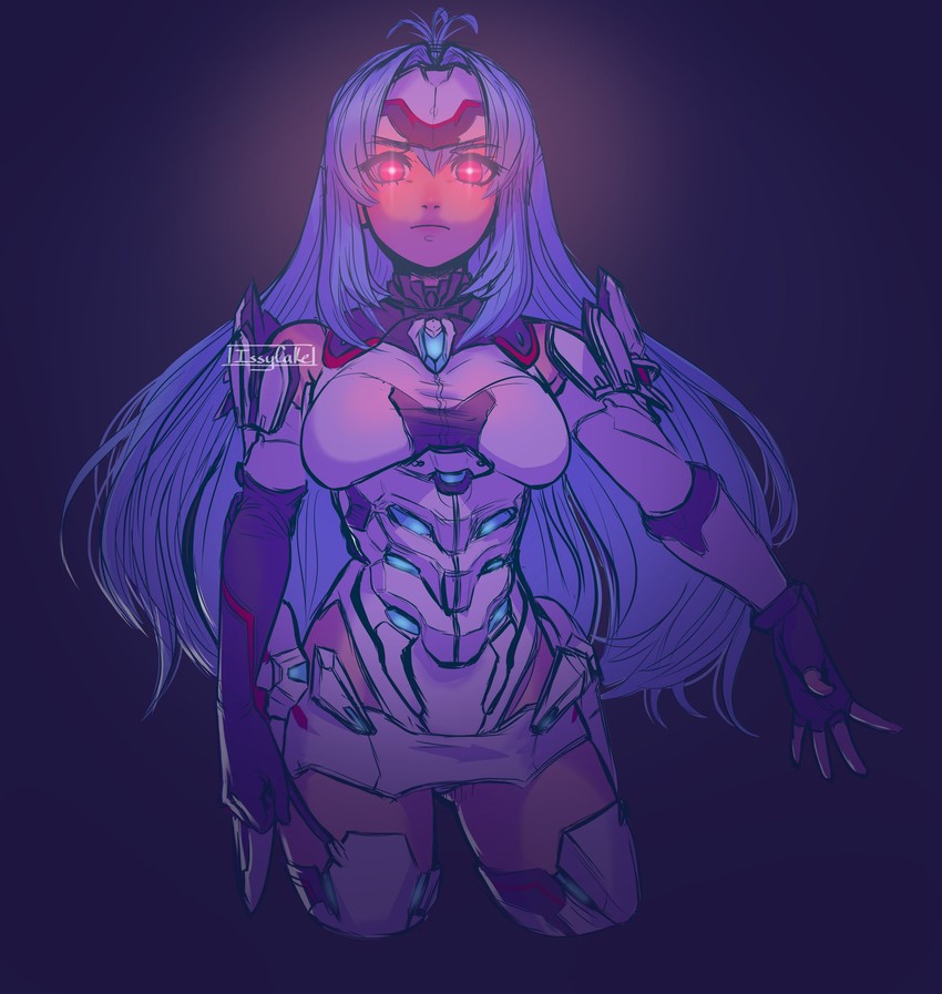 kos-mos and kos-mos re: (xenoblade chronicles and 2 more) drawn by issycake
