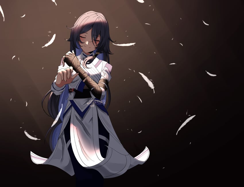 fu hua (honkai and 1 more) drawn by vvernerluniq