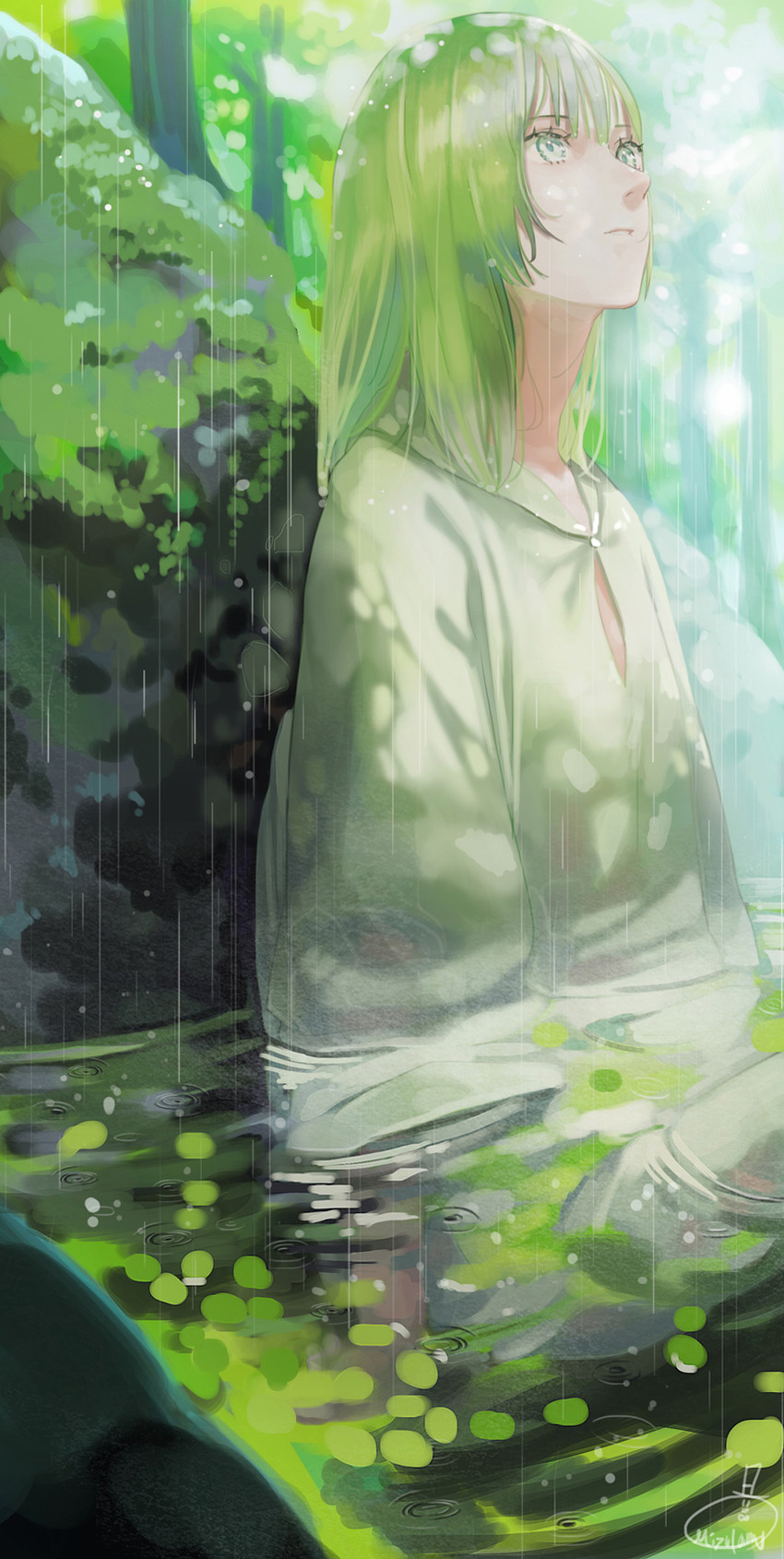enkidu (fate and 2 more) drawn by mizutame_tori