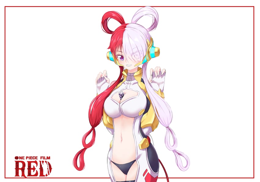 uta (one piece and 1 more) drawn by zerokun135