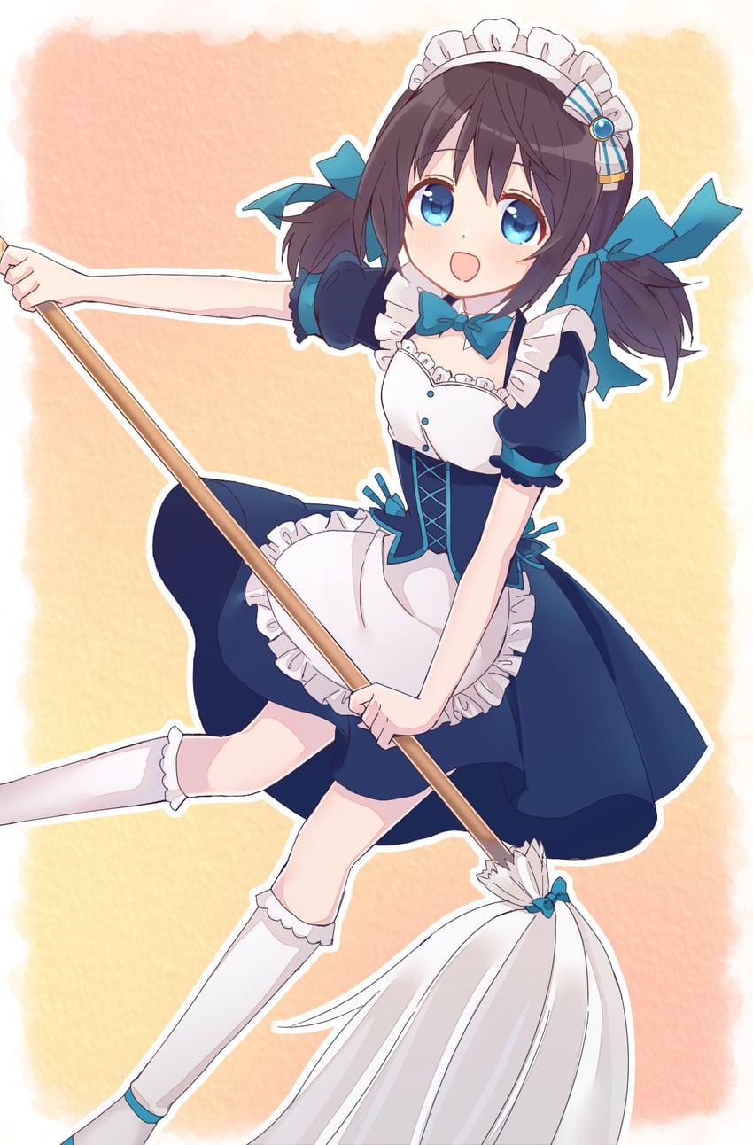 chiaki riko (mahou shoujo madoka magica and 1 more) drawn by ruru_(rurumagi)