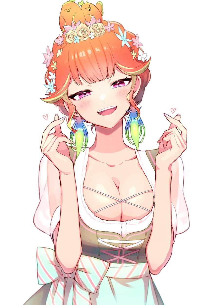 takanashi kiara and kotori (hololive and 2 more) drawn by aneco_(westsea1227)