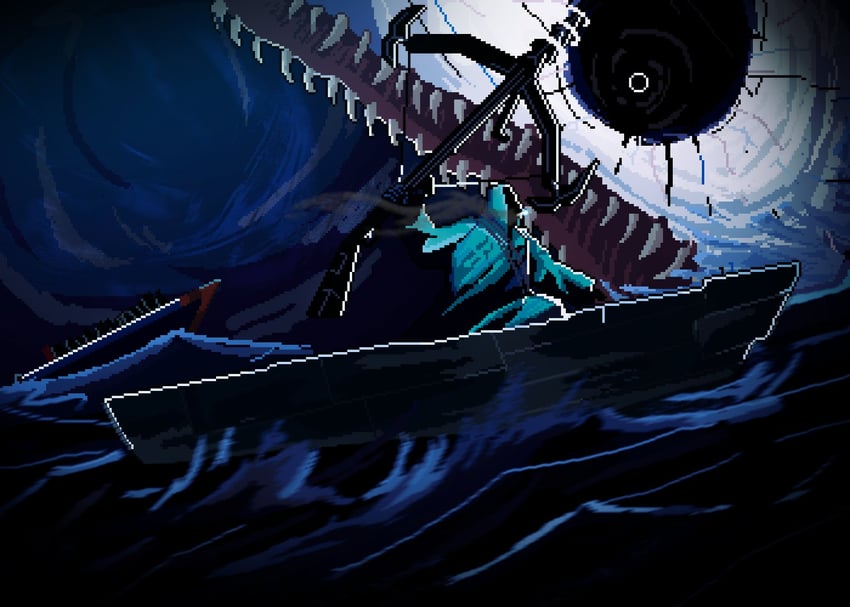 the pallid whale and the indigo elder (project moon and 1 more) drawn by baeloe