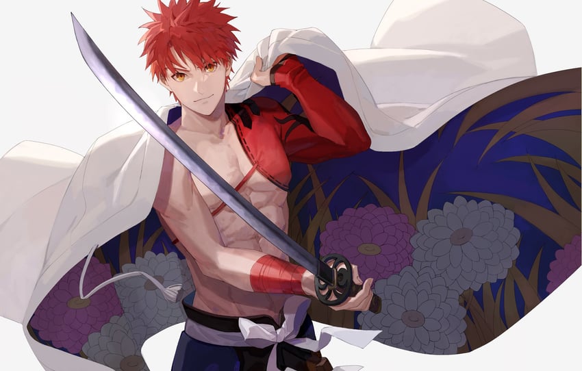 emiya shirou and senji muramasa (fate and 1 more) drawn by kuromamechabita