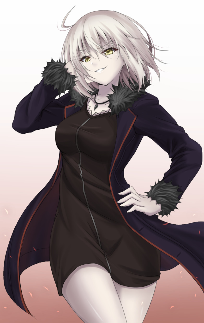 jeanne d'arc alter (fate and 1 more) drawn by denpa_(denpae29)