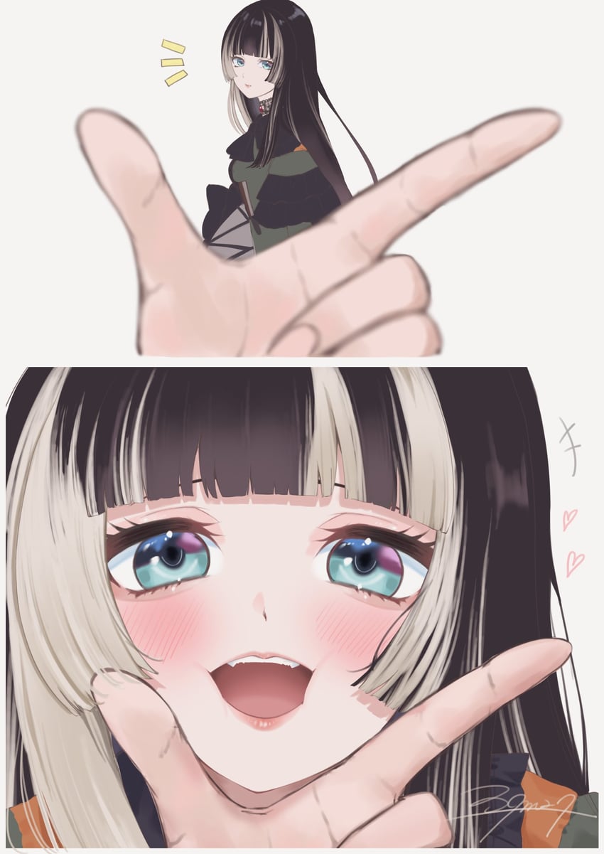 juufuutei raden (hololive and 1 more) drawn by 39m27