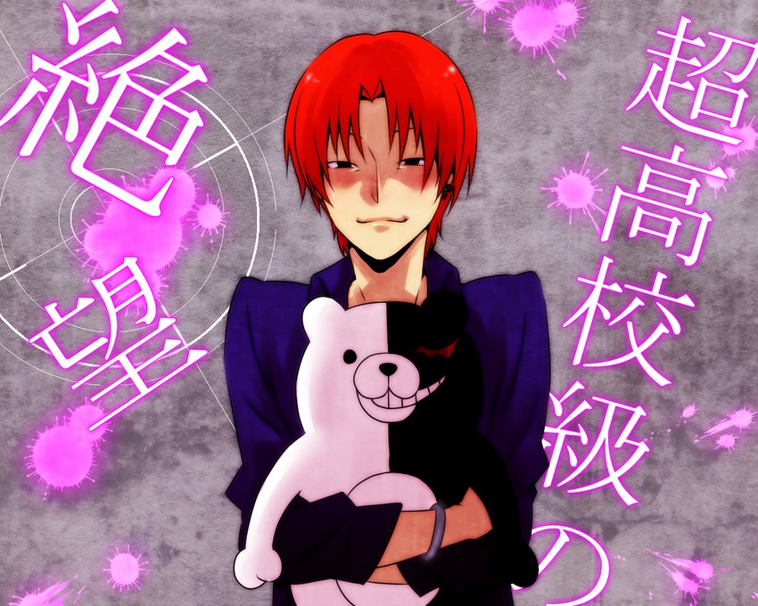 monokuma and uryuu ryuunosuke (fate and 2 more) drawn by jun_(kyurisin)