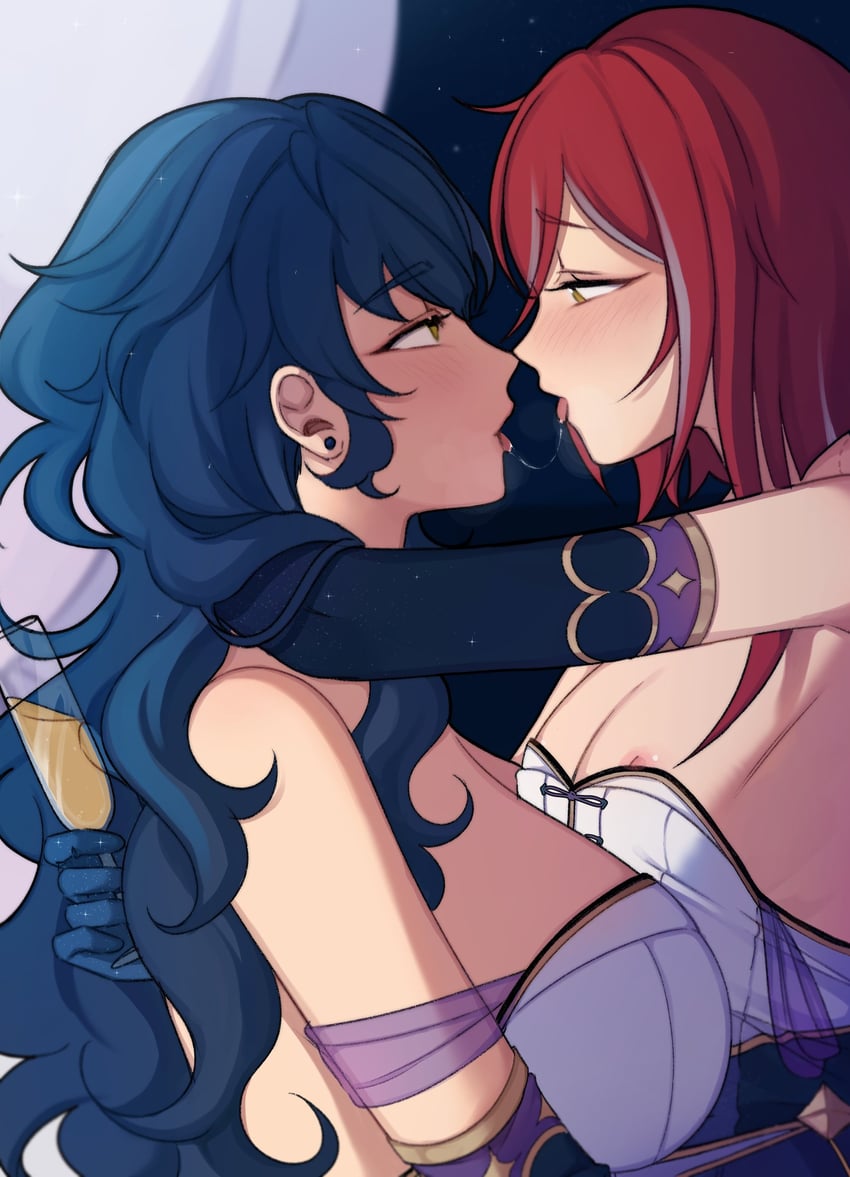 sakasaki natsume and aoba tsumugi (ensemble stars!) drawn by lummy_yummy