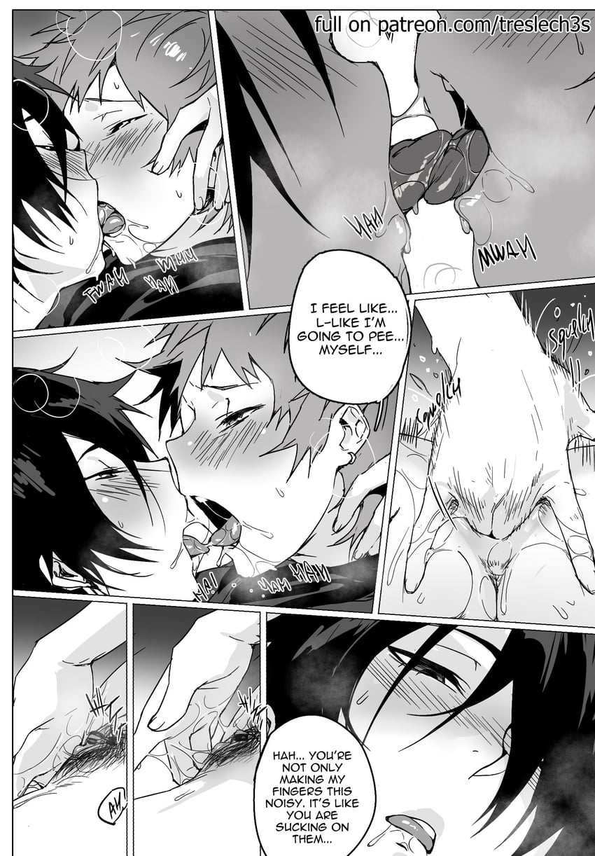 fushimi saruhiko and yata misaki (k-project) drawn by treslech3s