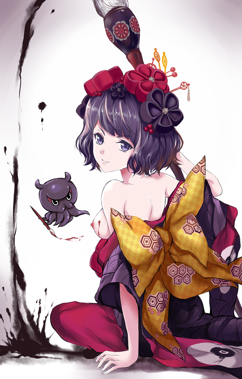 katsushika hokusai and tokitarou (fate and 1 more) drawn by fengya