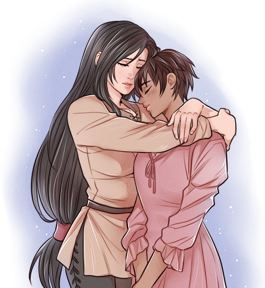 tifa lockhart and casca (final fantasy and 2 more) drawn by crylin6