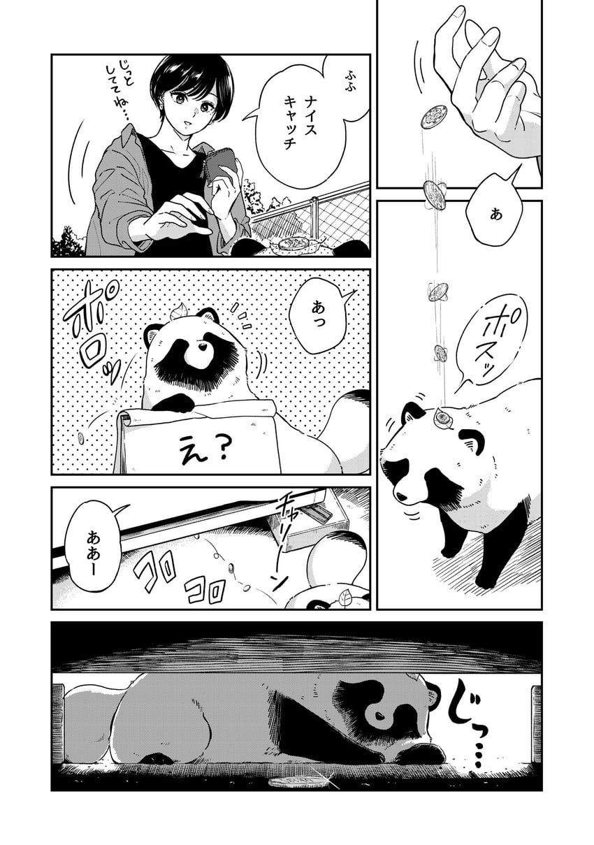 tanuki and fuji (ame to kimi to) drawn by nikaidou_kou