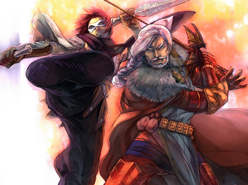 arisen and pawn (dragon's dogma) drawn by hpa_(foolish_factory)