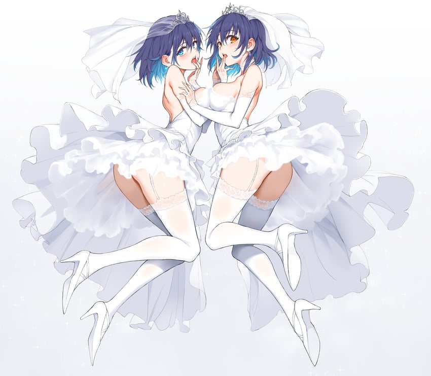 hoshizuki suzu and hoshizuki kaede (kaede to suzu) drawn by kyokucho