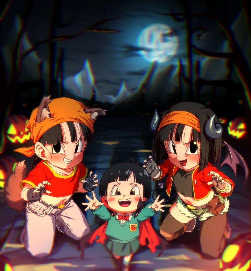 pan (dragon ball and 4 more) drawn by rom_(20)