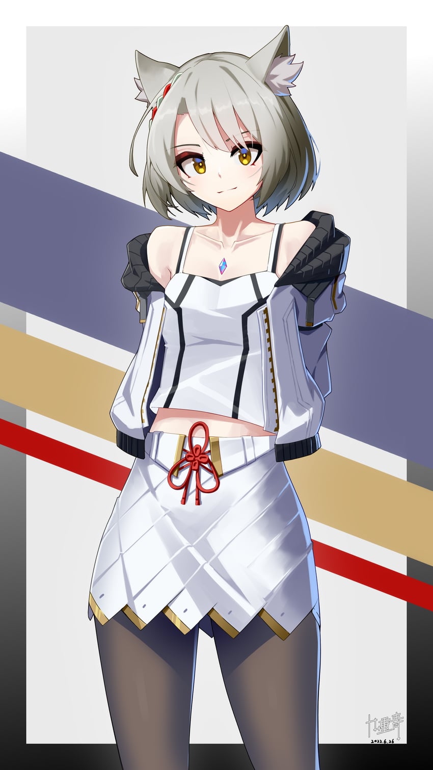 mio (xenoblade chronicles and 1 more) drawn by jiuchong_qing