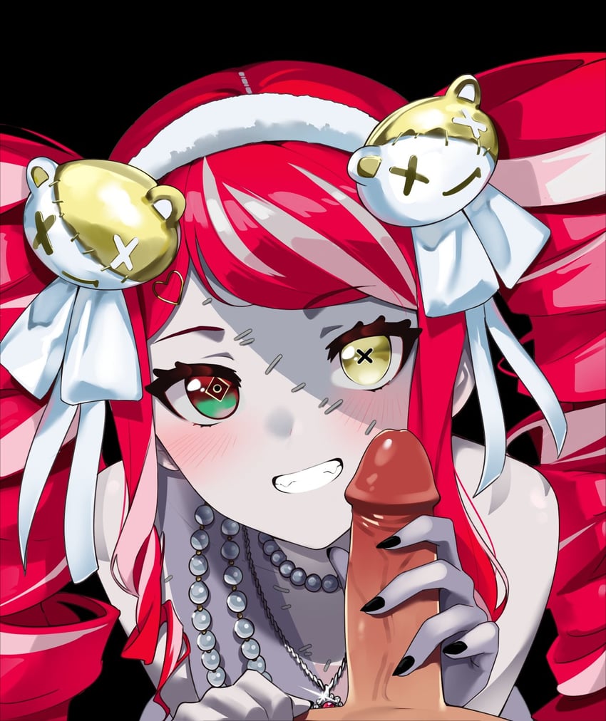 kureiji ollie and udin (hololive and 1 more) drawn by yuyu5x