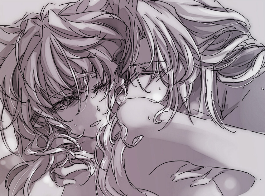 kazanari tsubasa and maria cadenzavna eve (senki zesshou symphogear) drawn by rhapsode