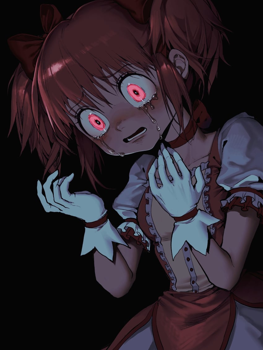 kaname madoka (mahou shoujo madoka magica) drawn by huli_xiaobai