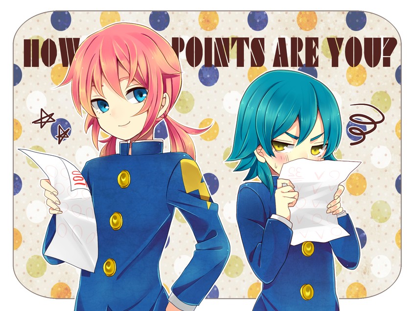 kirino ranmaru and kariya masaki (inazuma eleven and 1 more) drawn by somezima