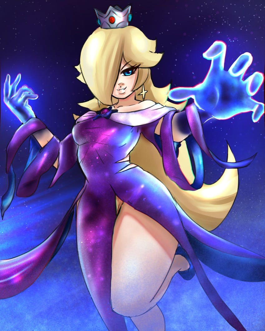 rosalina (mario and 1 more) drawn by gamerhp123