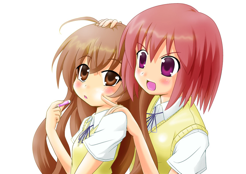 aisaka taiga and kushieda minori (toradora!) drawn by nisuki
