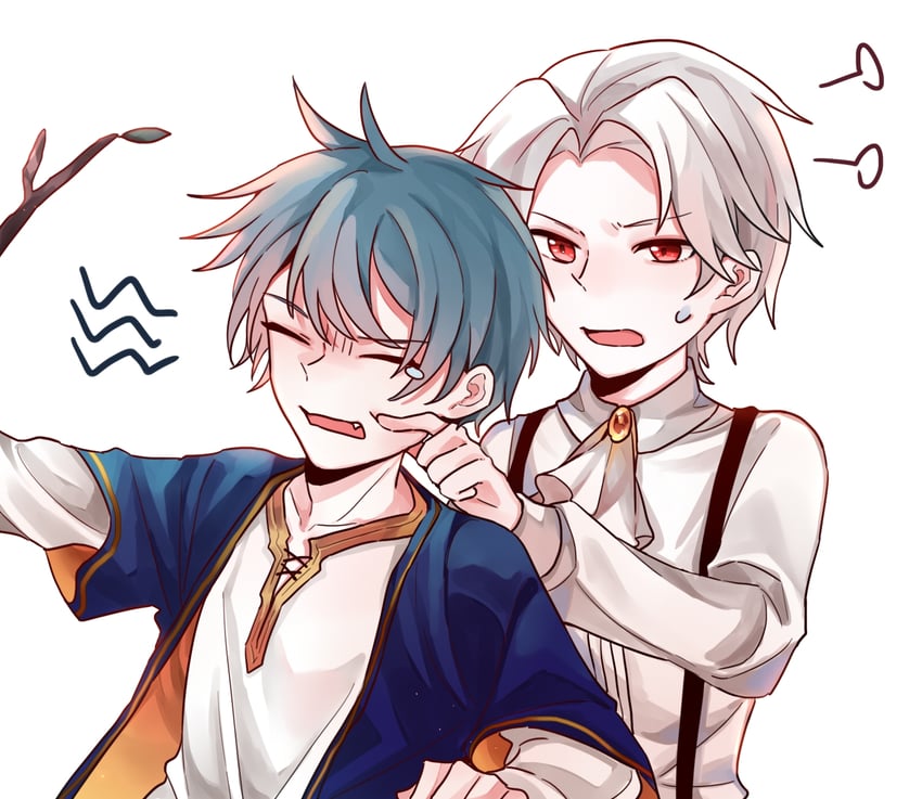 vyrut chrono and seckor lupe (song of time) drawn by tie_fei_wu_mang_dashuai
