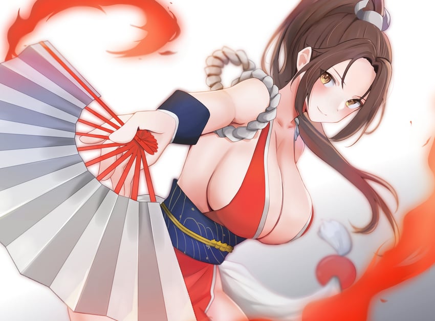 shiranui mai (the king of fighters and 1 more) drawn by yukinanooekaki