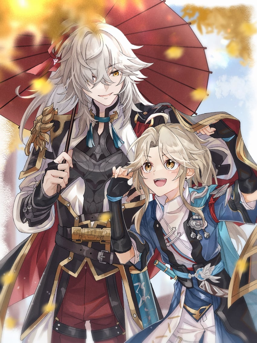 jing yuan and yanqing (honkai and 1 more) drawn by mizuamememe