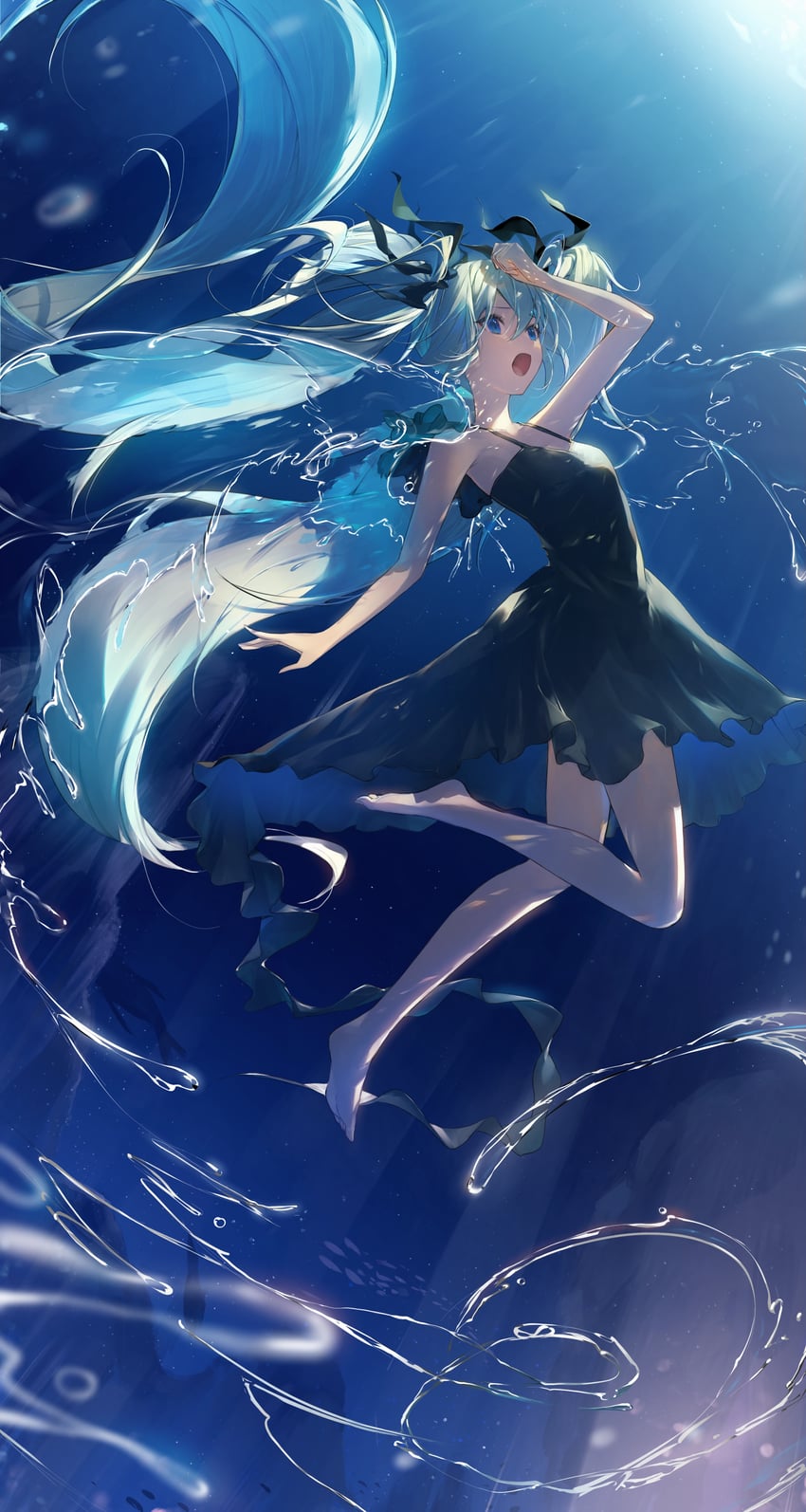 hatsune miku (vocaloid and 1 more) drawn by kamatoyu